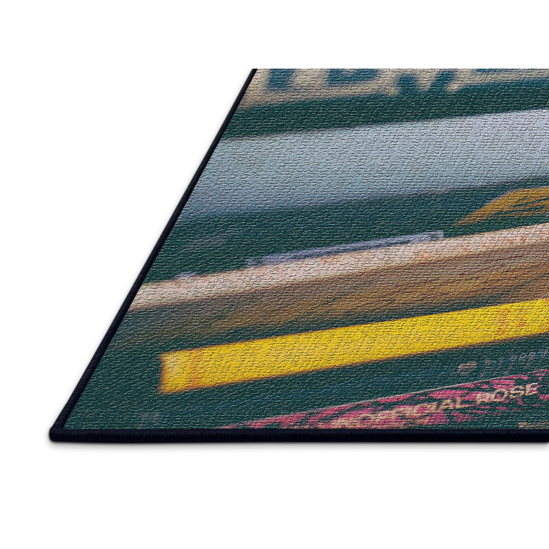 Tapis livres bleu, Rectangle 2 pi x 5 pi