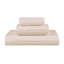 Kaelea Soho Cotton Ribbed Checkered Border Medium Weight 3 Piece Assorted Bathroom Towel Set-1760166223-1808665706