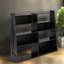 Bibliothèque extensible et réglable avec rangement, 4 niveaux en MDF, style moderne et compact pour la maison