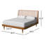 Lit plateforme en bois massif Twedt-264844142