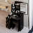 Small Size Bedside Vanity Table with LED Mirror-934508724