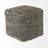 0H Leather And Jute Pouf-411041021