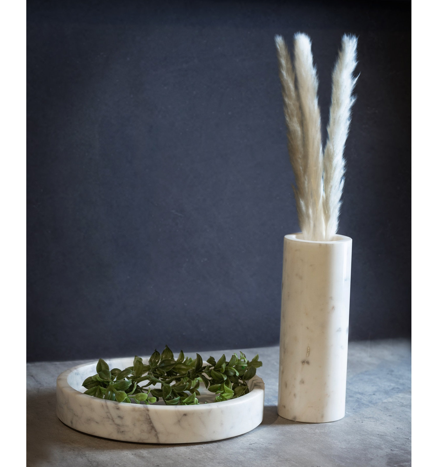 Matheson 8'' Stoneware Table Vase, White