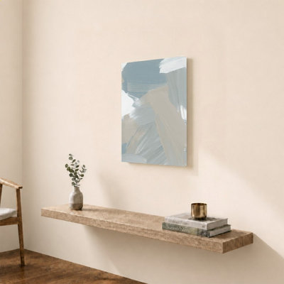 «Miami Abstract Gray I» par Lucille Price - Impression sur toile
