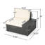 Ensemble modulaire d'extérieur 8 pièces