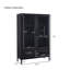 Vitrine haute 60 po avec 2 tiroirs de rangement-1710242920