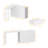 Extendable Vanity Table with 6 Drawers-1210099255