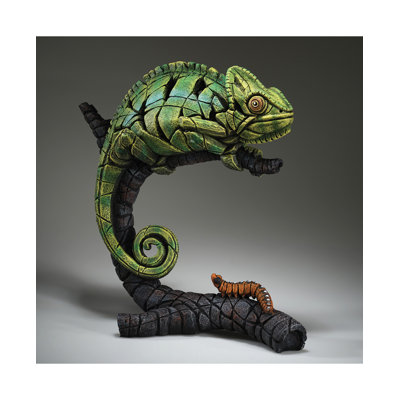 EDGE Sculpture Chameleon Figurine 12.6in H