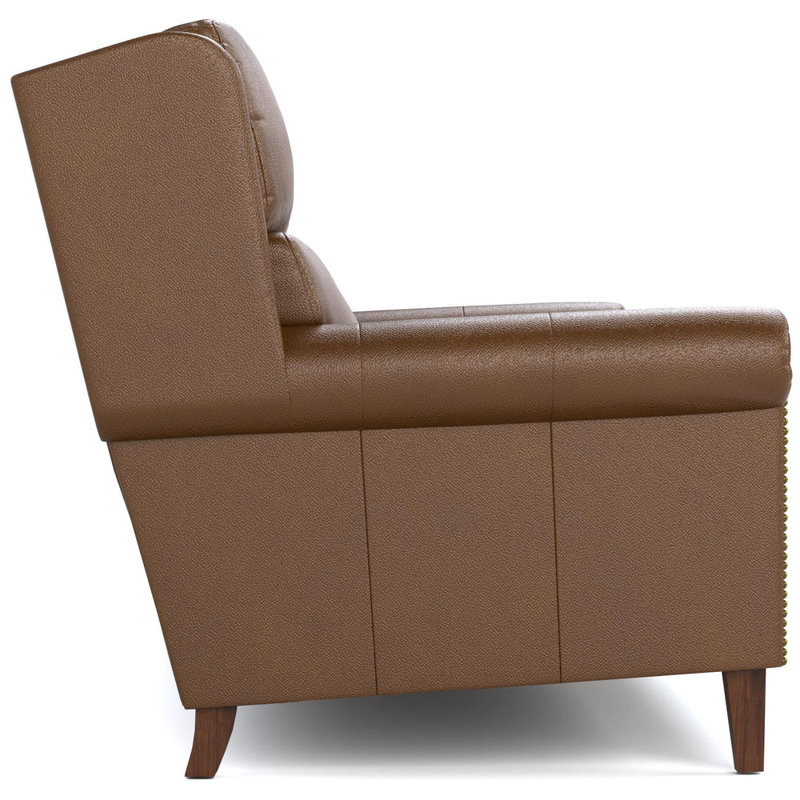 Woodlands Small Roll Arm Sofa, Selvano Bark, Yes