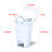 Glad White Plastic Step Trash Can-93022863-93022864