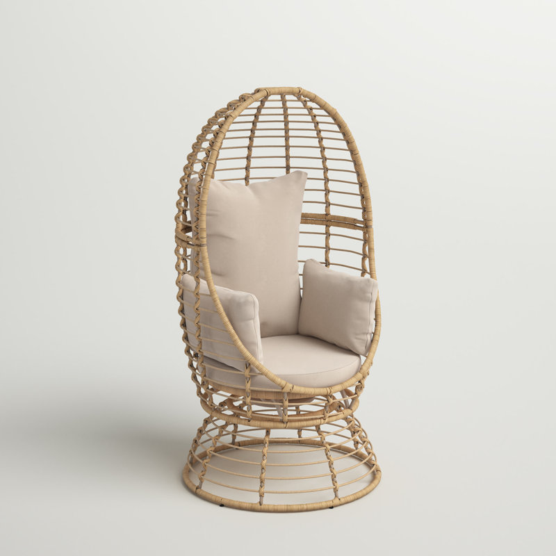 Denali Swivel Wicker Outdoor Lounge Chair