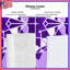 Rideaux de fenêtre mauve à motif géométrique mauve, voilages et voilages à motif mandala - 1 panneau-162800281-162800282