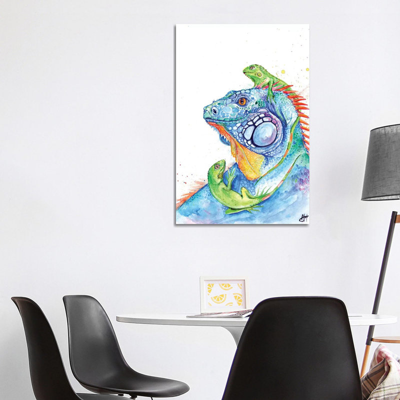 Here Be Dragons by Marc Allante - Wrapped Canvas Gallery-Wrapped Canvas Giclée, 101.6 cm H x 66.04 cm W x 1.91 cm D