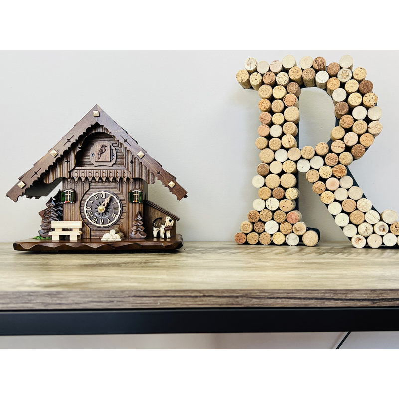  German Quartz Cuckoo Clock with 12 Melodies & Silent Mode
