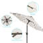 Parasol de marché éclairé 90 po Kanila-1235058437