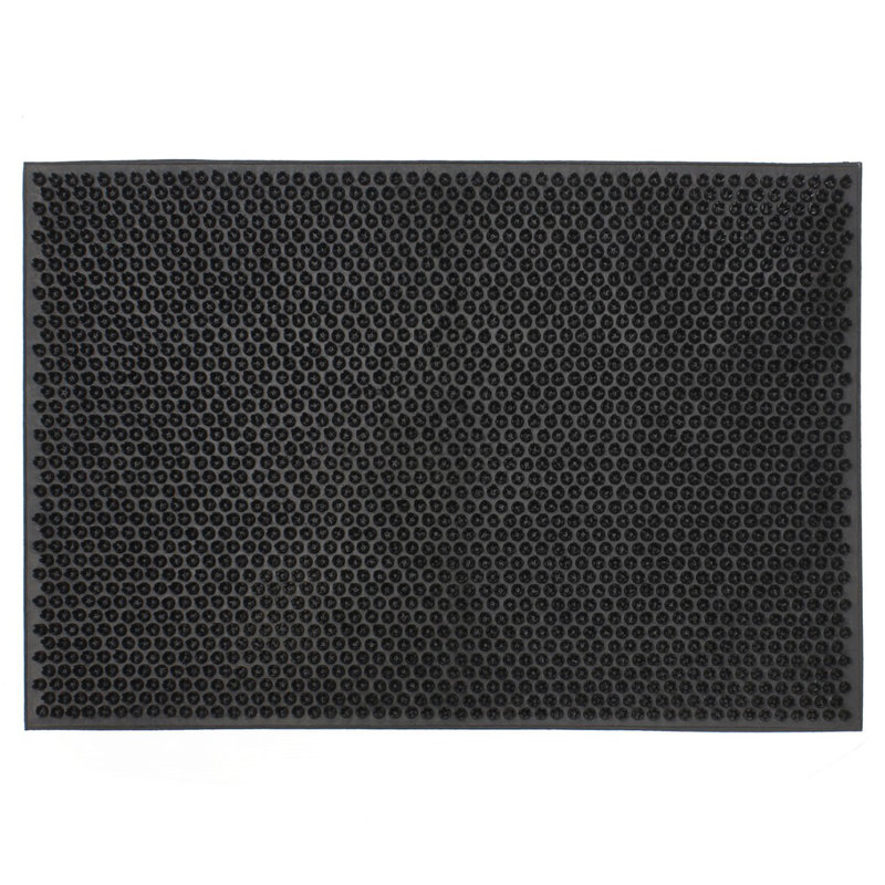 Condor Non-Slip Doormat, 1cm H x 60cm L x 40cm W, Black
