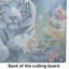 White Tiger Glass Cutting Board Large