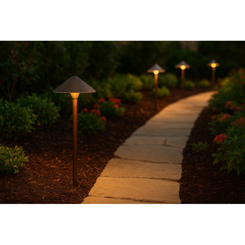 Hardy Island Lg. Standard Path Light Other Low Voltage Metal Pathway Light