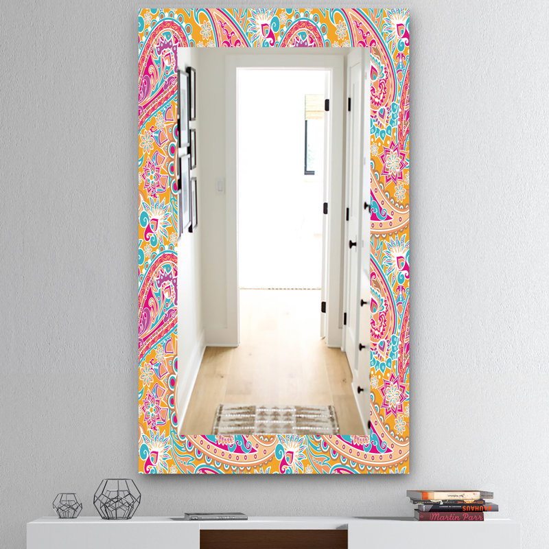 Miroir mural 18 plumes, H 39,4 po x l 29,5 po x P 0,24 po