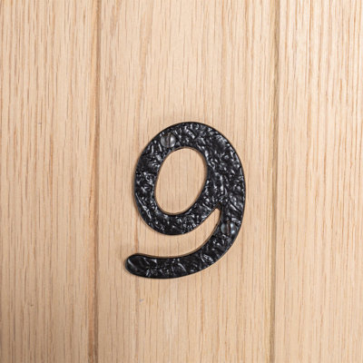 7.2cm H Iron House Number