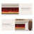 White Solid Wood TV Cabinet Fireplace-1250392305-1250392306