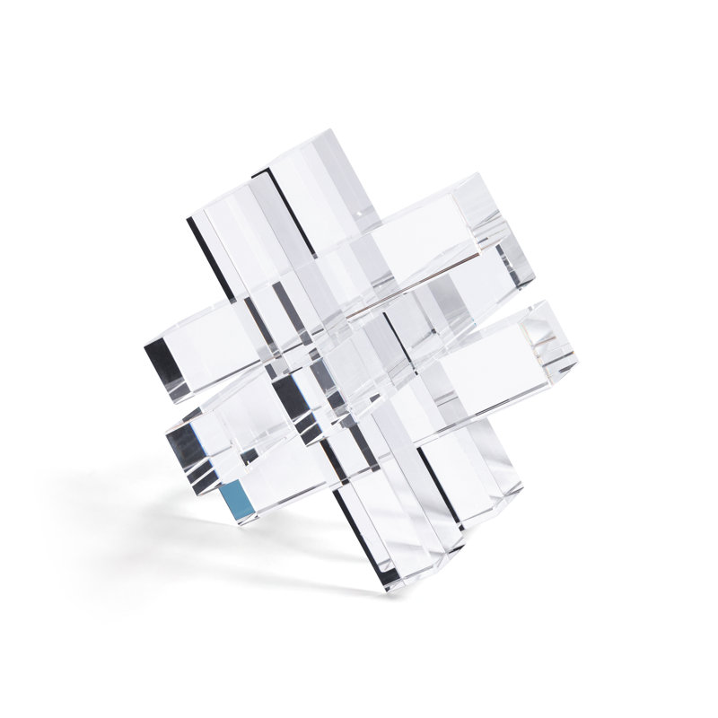 Serre-livres en cristal, Clair