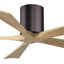 60" Irene 5-Blade Hugger Ceiling Fan with Wall Remote-1087667353-1087667333-1087667378