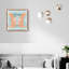 Casablanca to Paris Peach Print Glam Jungle by Oliver Gal, Black Frame, 12 x 12-1079040908-1079040910