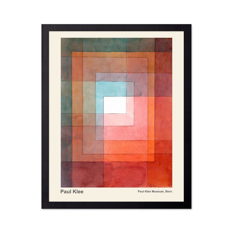 Paul Klee - Polyphonique, H 18 po x l 24 po, Poster, Sans cadre