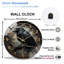 Horloge murale 12 po Black Raven