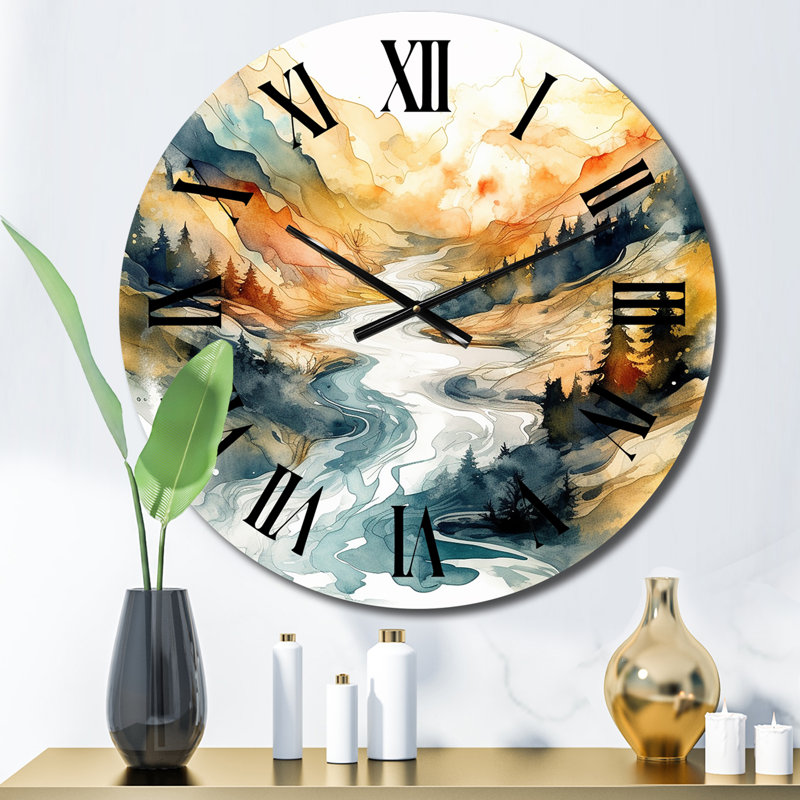 Horloge murale Nature's Nordic Beauty III, Moyenne
