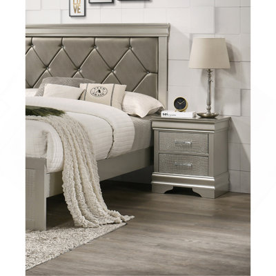 Mobilier de chambre à coucher 1pc moderne Glam