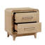 Table de chevet avec tiroirs de rangement, table de chevet en bois pour chambre à coucher