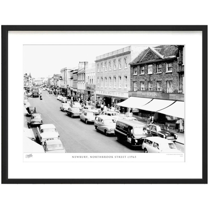 Newbury, Northbrook Street C1965 by Francis Frith - Single Picture Frame Print, 60cm H x 80cm W x 2.3cm D