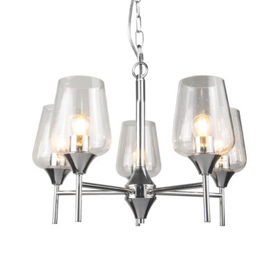 Cleaveland - Light Polished Chrome Pendant