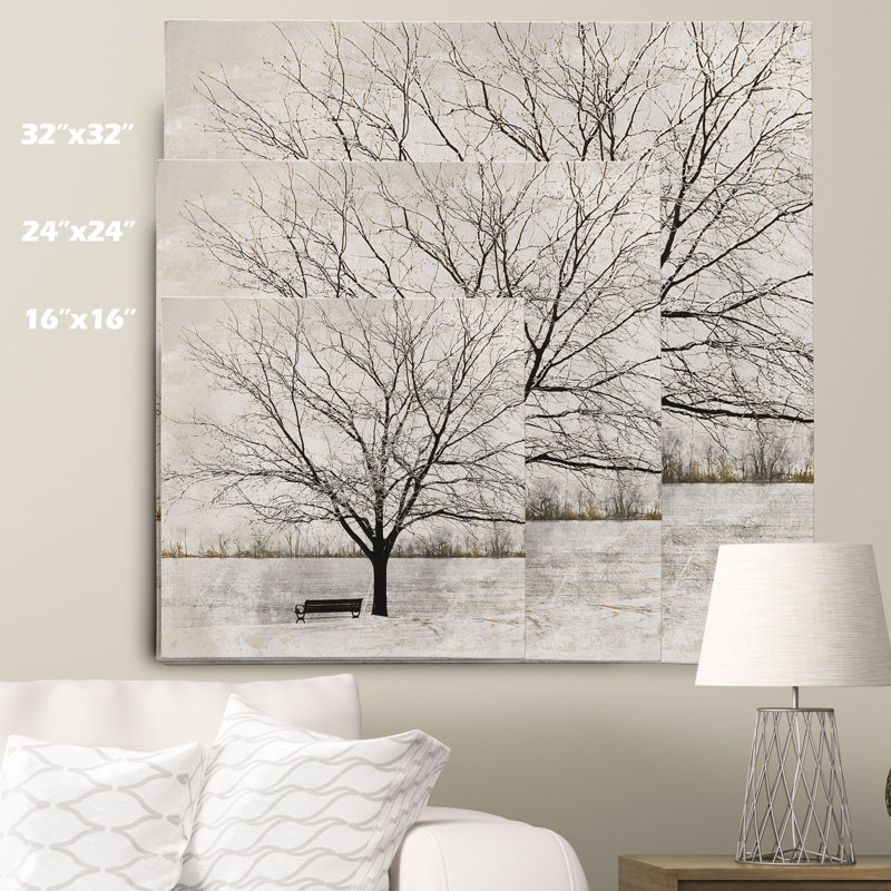 " Lonely Tree " by Katrina Craven, 16" H x 16" W x 1.5" D