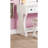 Unique Modern Bedroom Vanity Set W Stool Foldable Mirror Drawers White Color MDF Veneer 1Pc Vanity Furniture-339532491