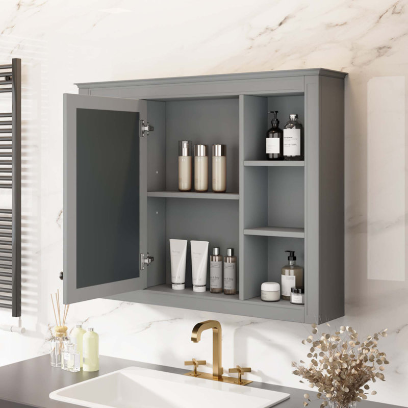 35'' X 27.5'' Medicine Cabinet, Gray