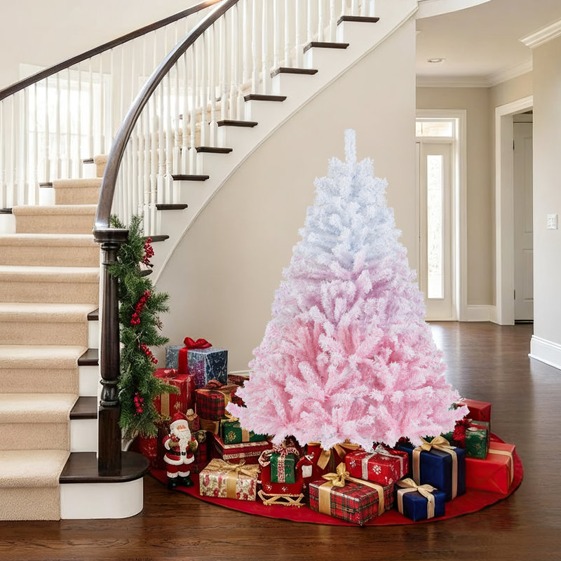  Arbre de Noël artificiel à charnière 5 pi, H 5 pi