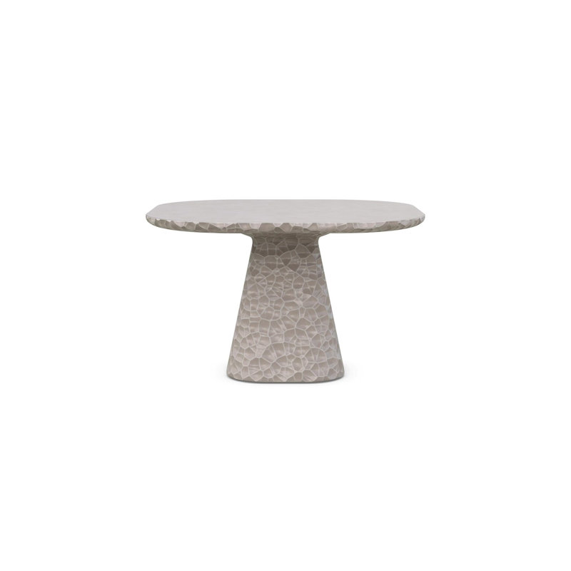 Panama 48" Dining Table Oat, White, White
