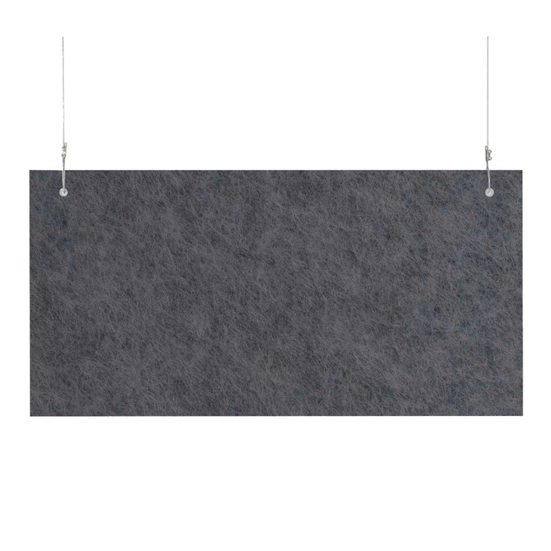 Baffles suspendus Soundsorb, Gris foncé, H 24 po x l 48 po x P 1 po