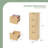 4 Drawer Wooden File Cabinet Wood Grain Finish Fluted Design P2 MDF & Particleboard