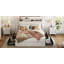 Cadre de grand lit avec tête de lit ergonomique, cadre de lit plateforme grand avec prises et chargeur, cadre de lit en métal grand avec tablette de rangement, silencieux, aucun sommier nécessaire-2031219108