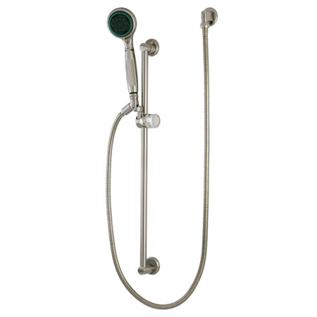 Kingston Brass Made to Match Shower System with Slide/Grab Bar and Hand Shower