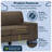 Serta Palisades 78-Inch Track Arm Sofa with Easy-Care Fabric and Pillow Back-21687327-125119069