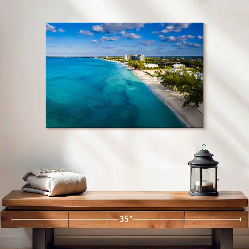 Nicci Cayman Island Shoreline, H 16 po x l 24 po