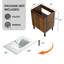 Meuble-lavabo 24 po sans lavabo