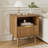 Fluted Nightstands Set Of 2, With Curved Profile Design, End Table W/Storage, Bedside Table For Bedroom, Living Room-1302898125-1283398316