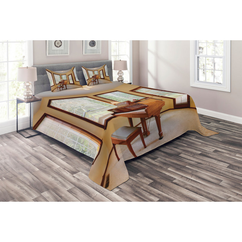 Coverlet, King Bedspread + 2 Shams
