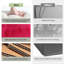 Chaise de travail en velours Doreen-1224989214